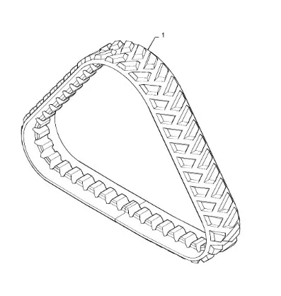 51417222 - Резиновая гусеница